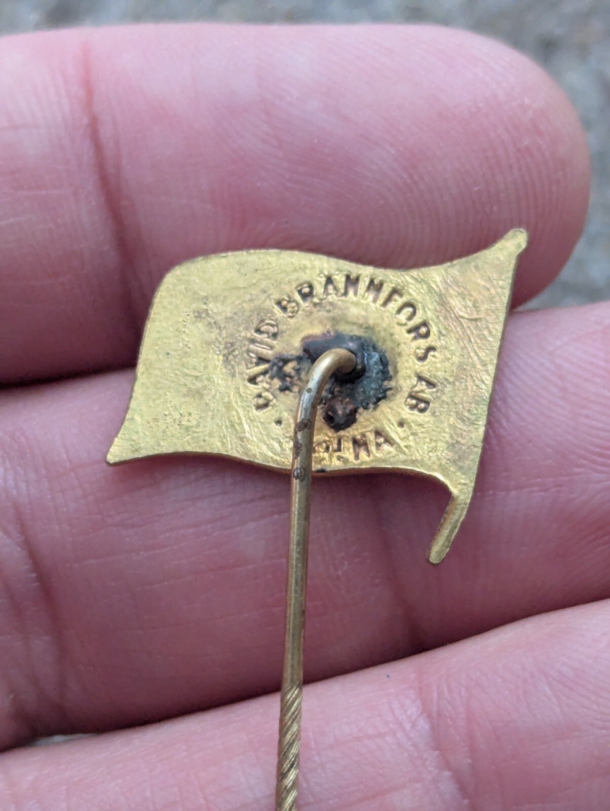 Vintage 1930s -1950s Swedish American Line Nautical Pin P1