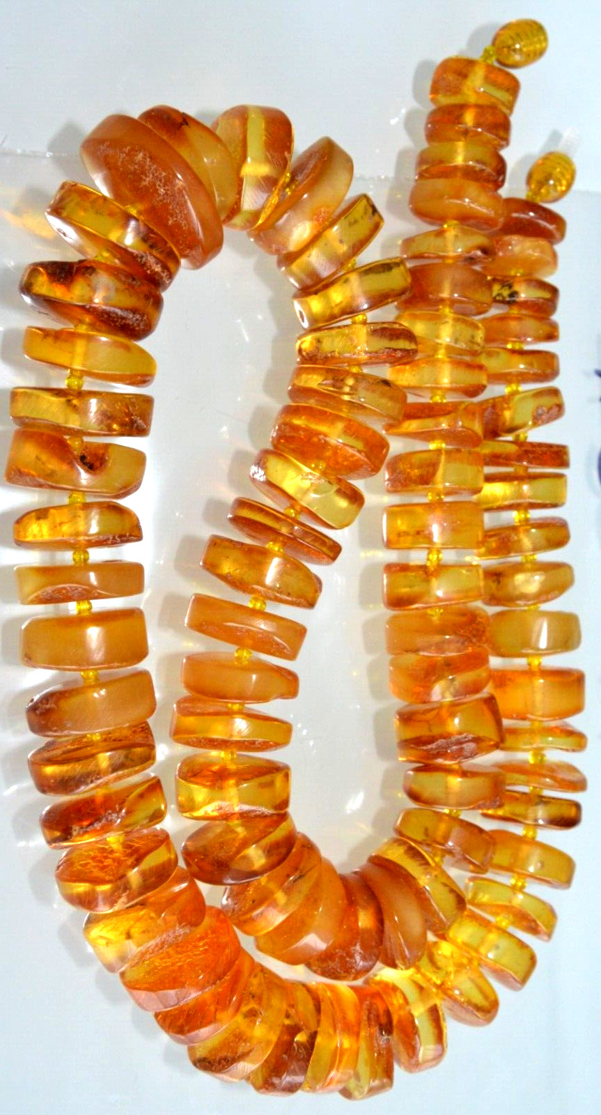 76gr RUSSIAN SOVIET BALTIC AMBER BEAD NECKLACE 琥珀 BRACELET STONE PENDANT EARRING