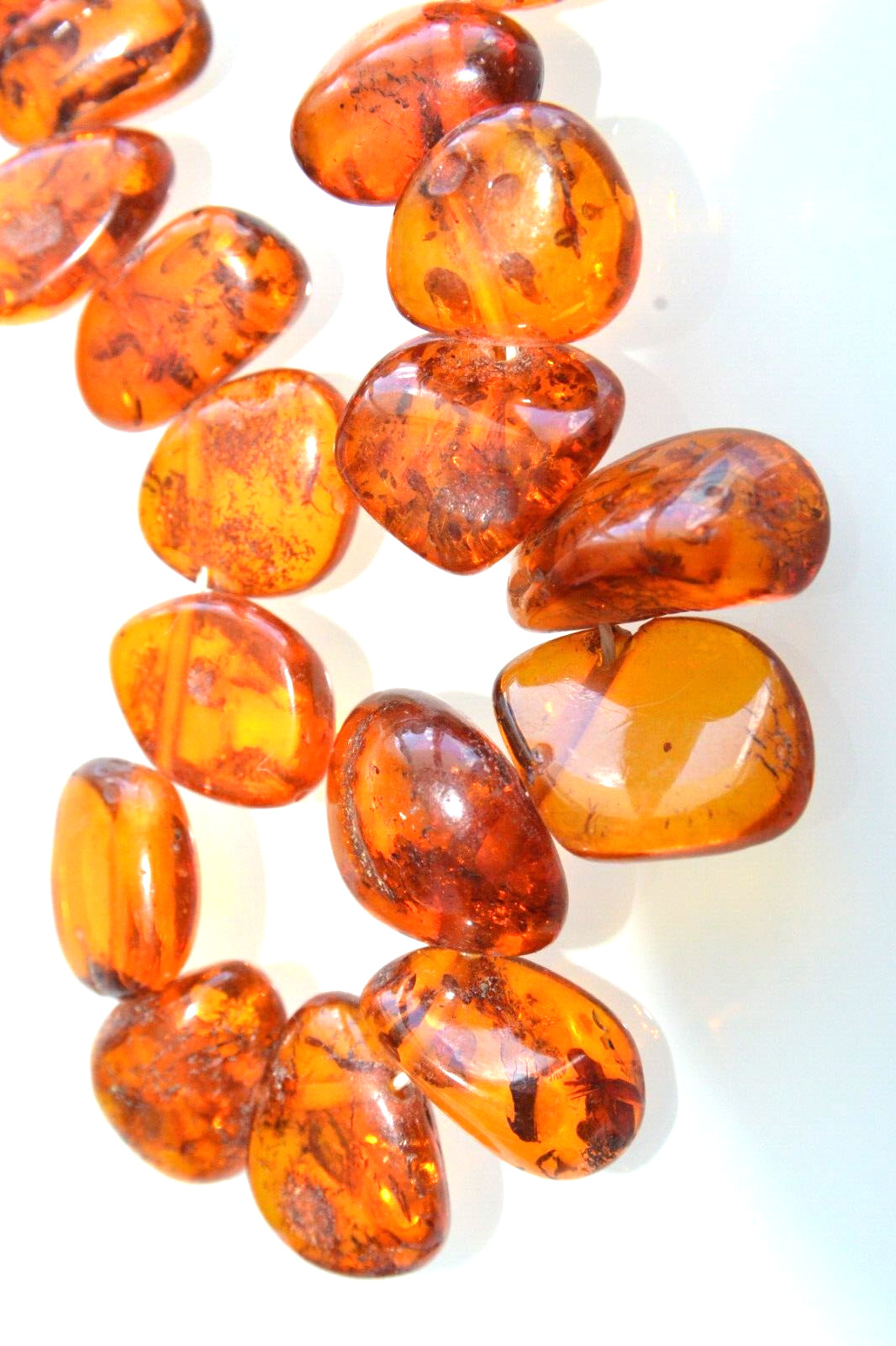 ✅60cm = 54gr RUSSIAN SOVIET BALTIC AMBER BEAD NECKLACE 琥珀 BRACELET STONE PENDANT
