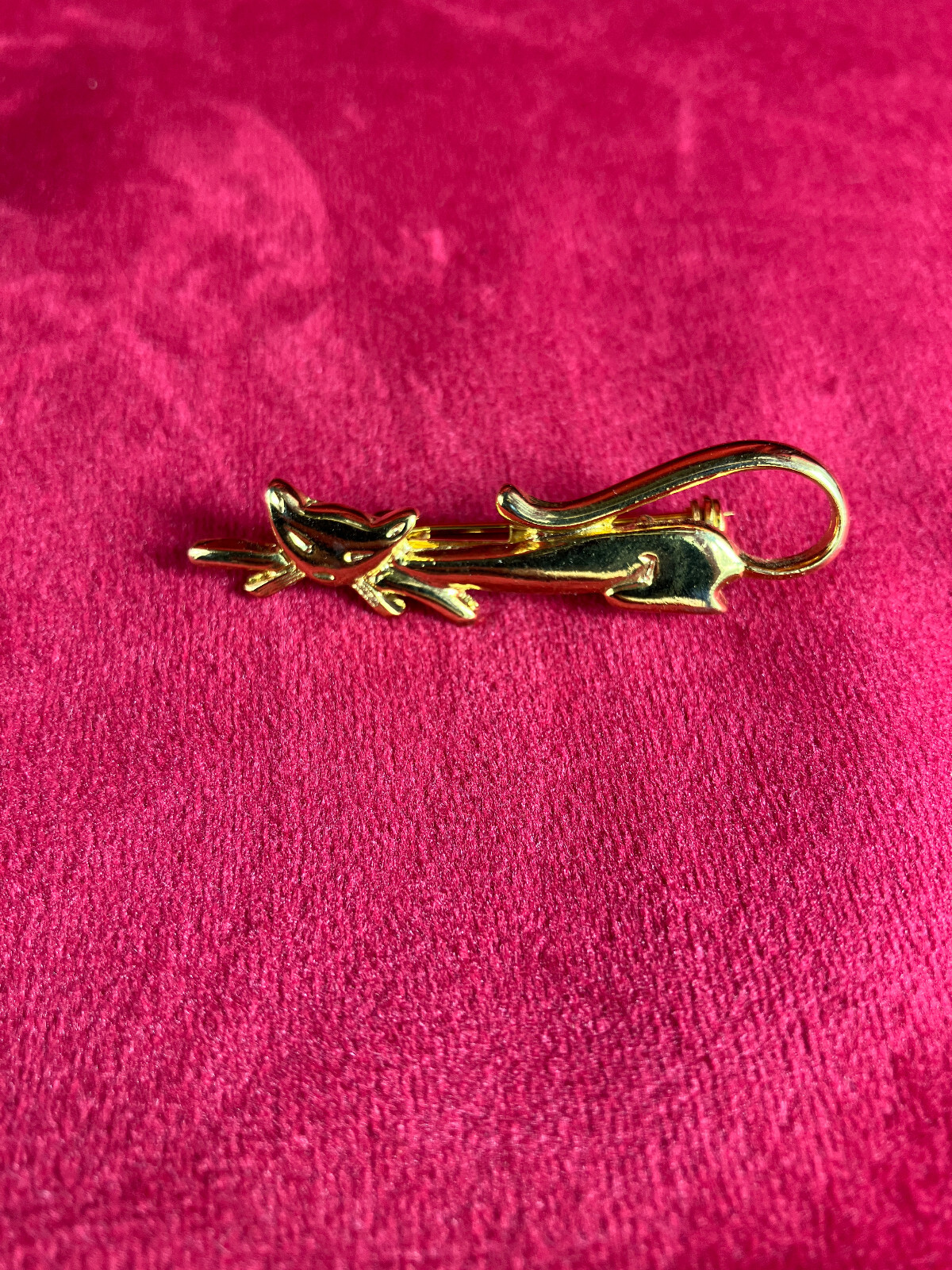 Miscellaneous Vintage Cat Pin Necklace Funny Cute 50s 60s 70s 80s 90s