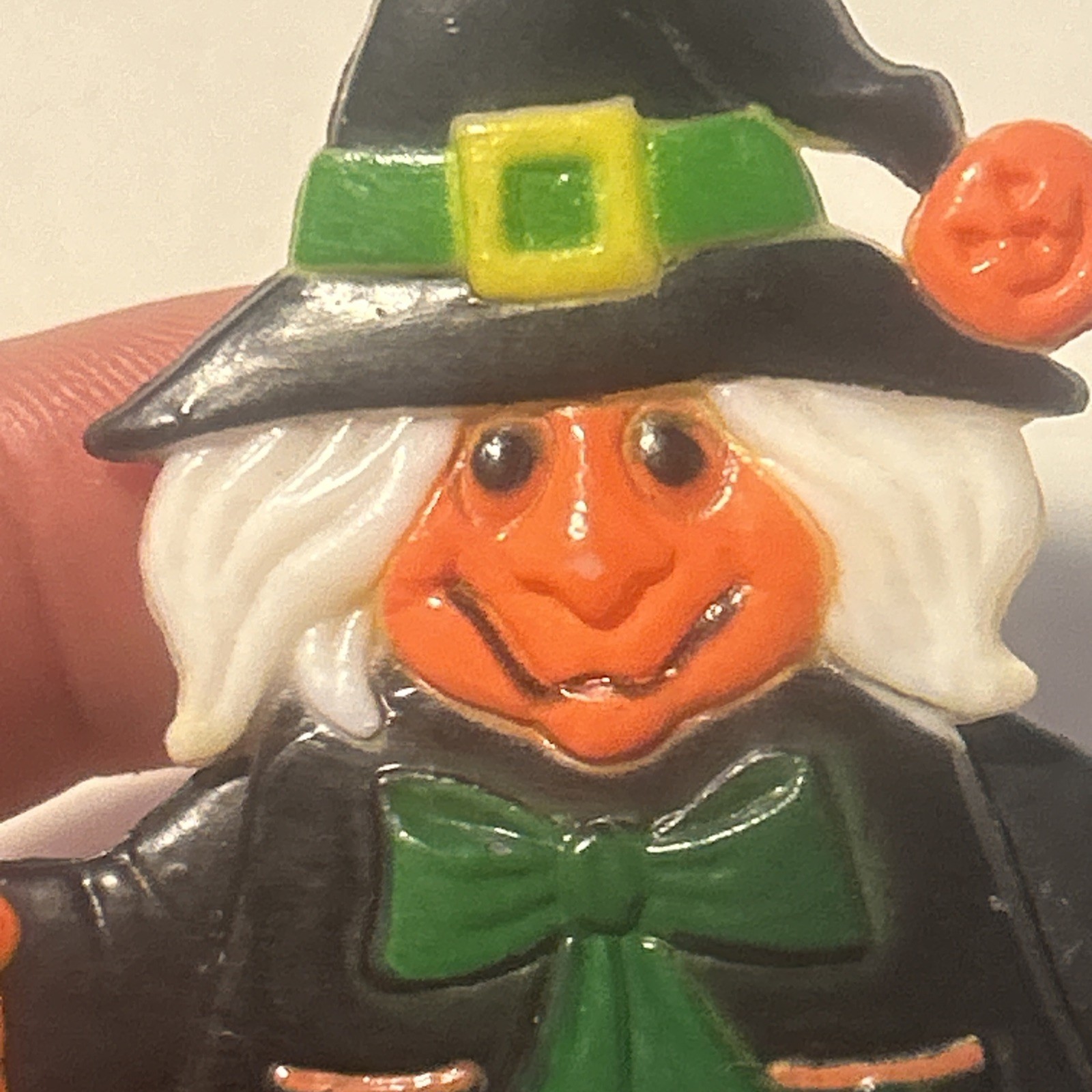 VTG Fun World Witch Pin Moveable Arms & Legs w/ Pull String Halloween