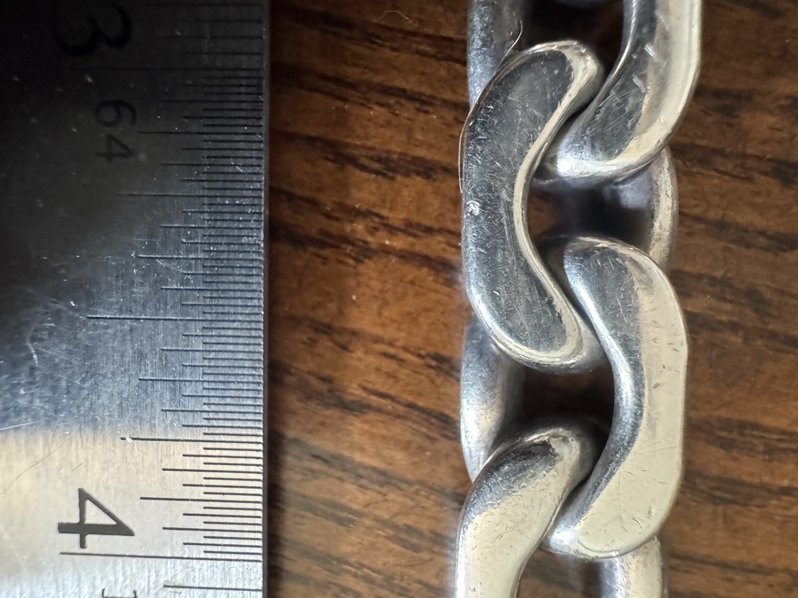 VTG Taxco Mexico Sterling Silver Bracelet Heavy Chunky Link MEX 925 79.5g