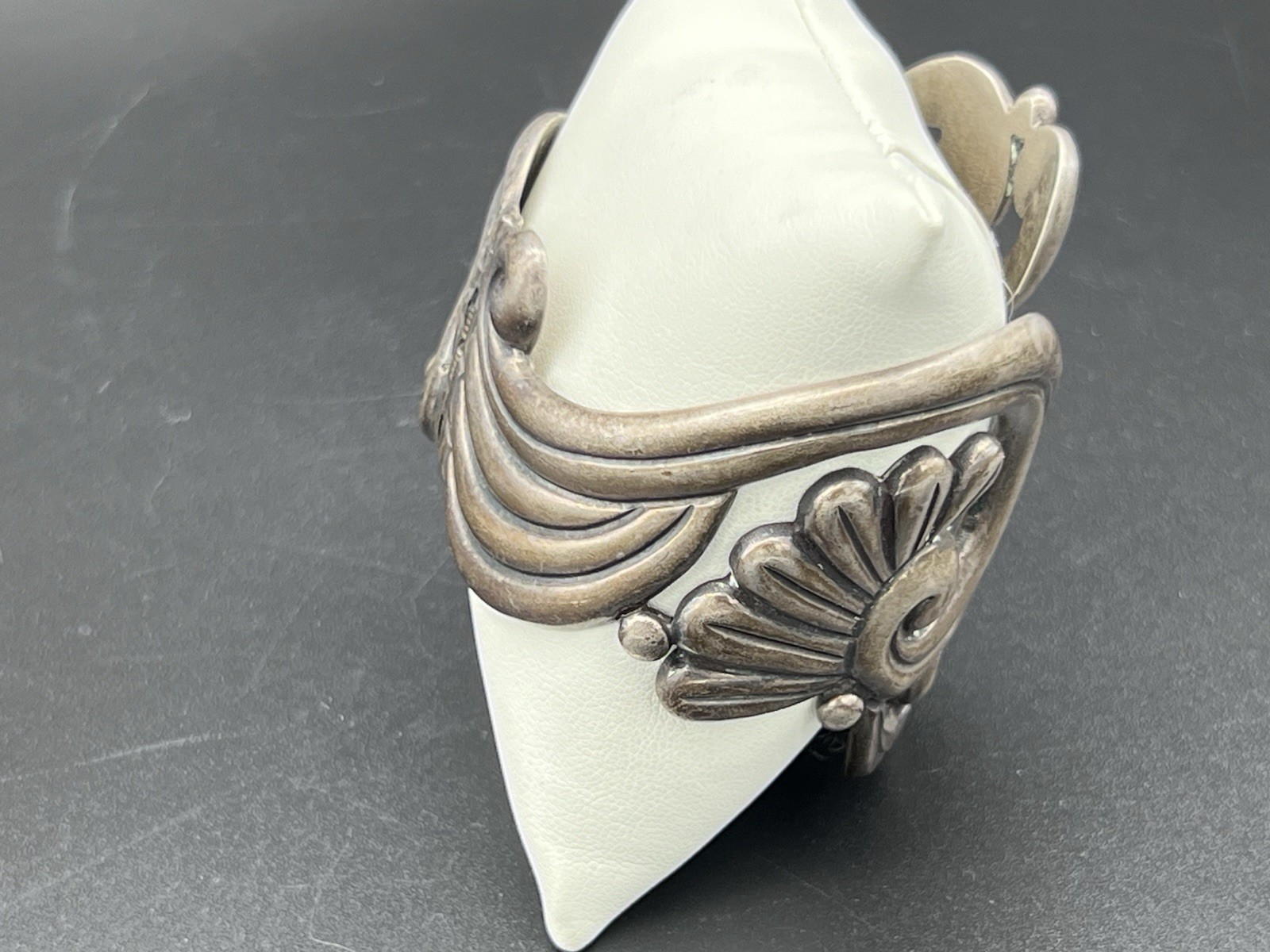 Solid Silver 980 Clamper Bracelet GERARDO LOPEZ TAXCO High End Select Magnifico!