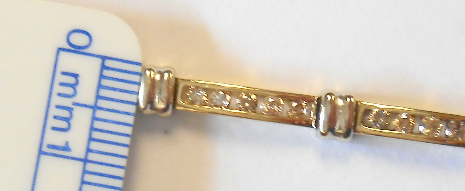 49 Champagne Diamond 14K Yellow & White Gold Tennis Line Heavy Bracelet 6.75″