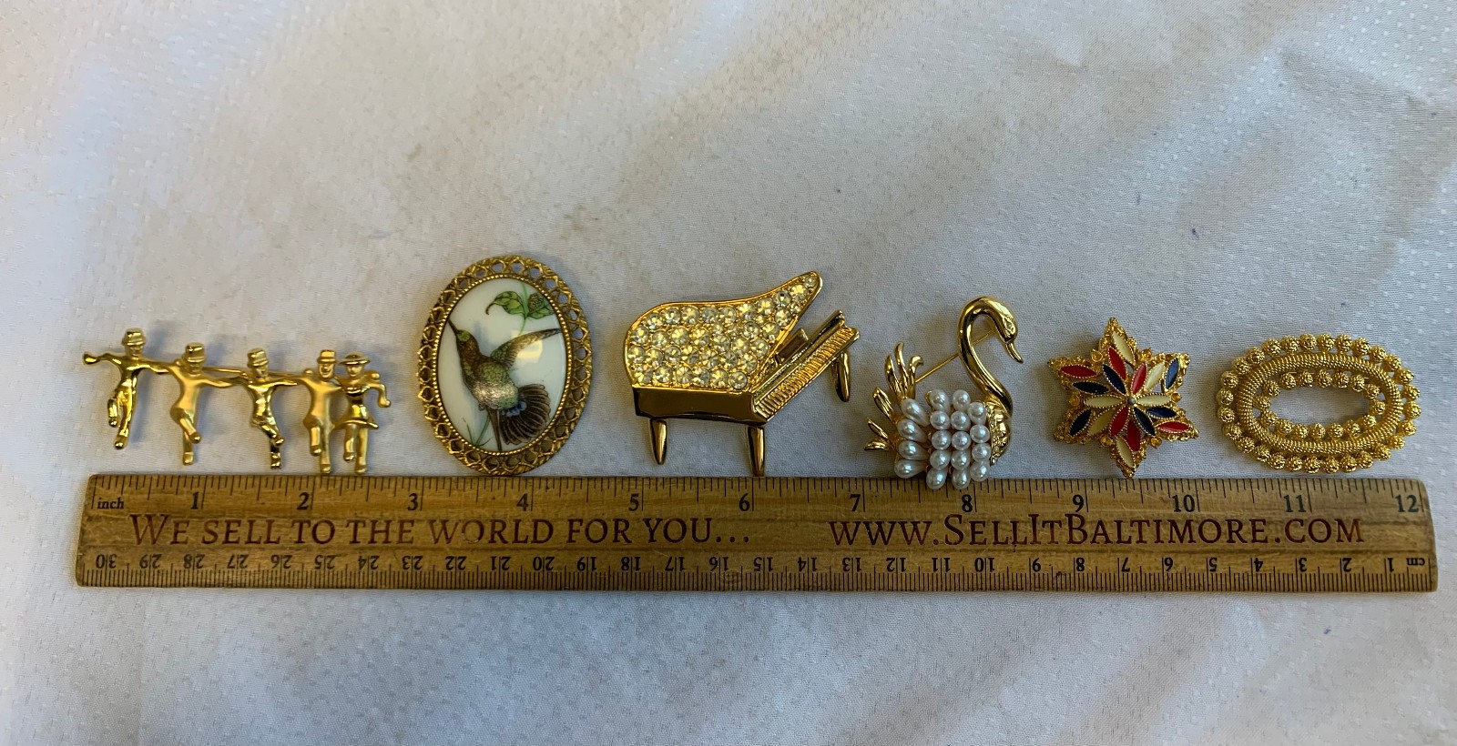 Vtg Brooch Lot Premier Designs Monet Avon Gerry’s Scatter Pins Fashion Jewelry