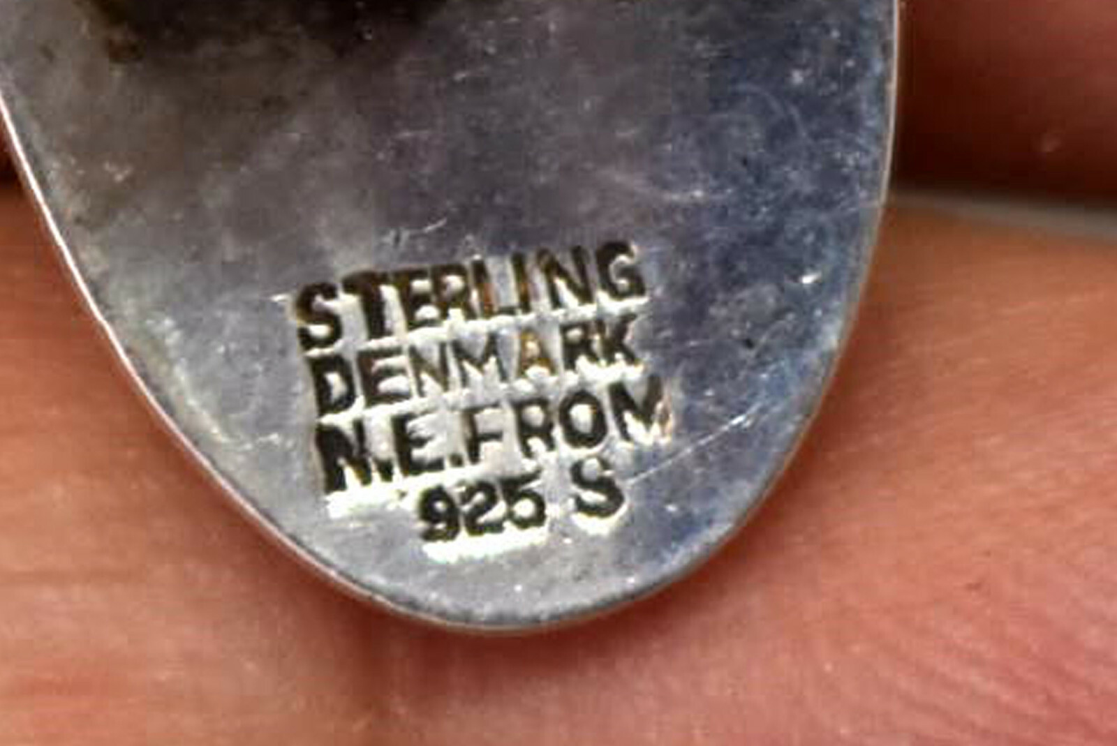 Vintage N E From Sterling Silver Cufflinks Signed