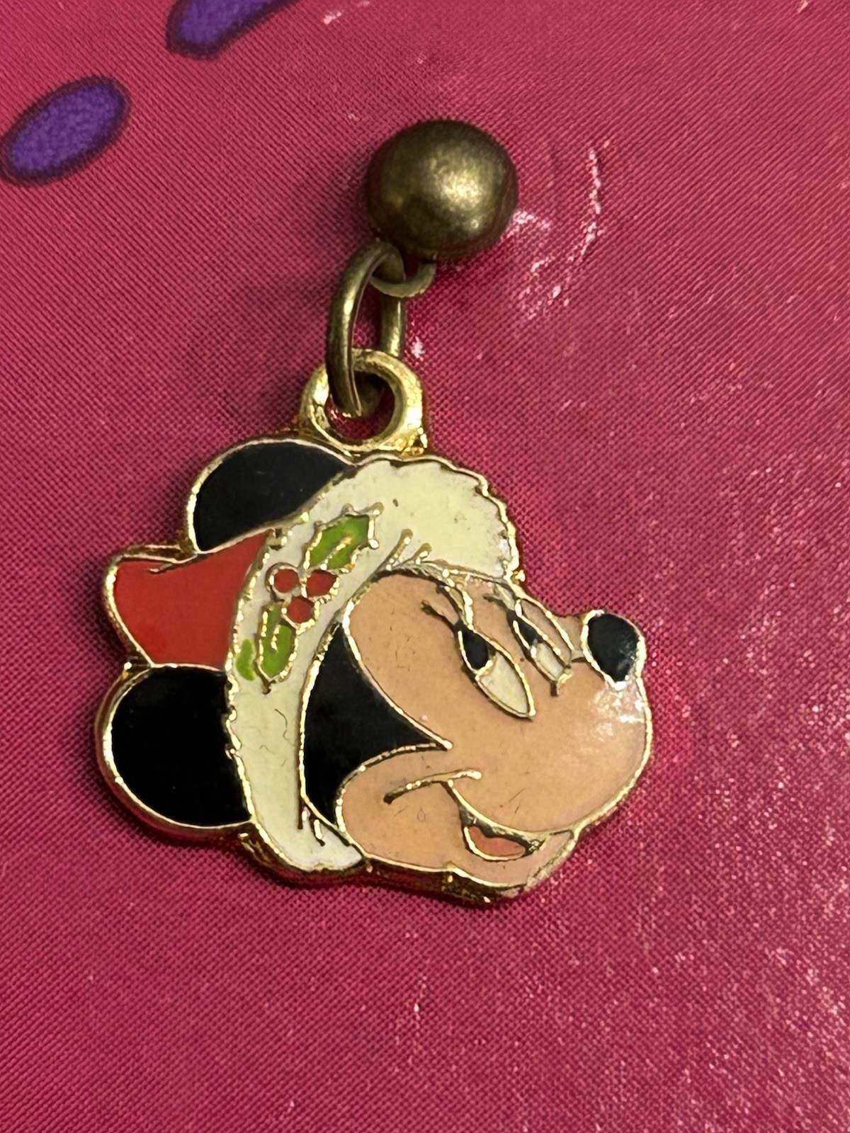 Vintage MICKEYS STUFF FOR KIDS MICKEY MOUSE Christmas EARINGS