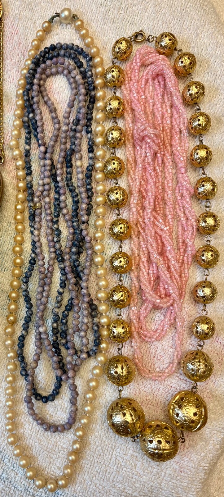 vintage estate jewelry and purse lot used