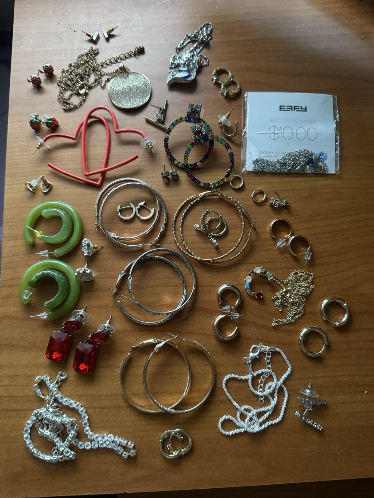Lot 35+ Modern FASHION JEWELRY Rings, Necklaces, Earrings All Wearable!!