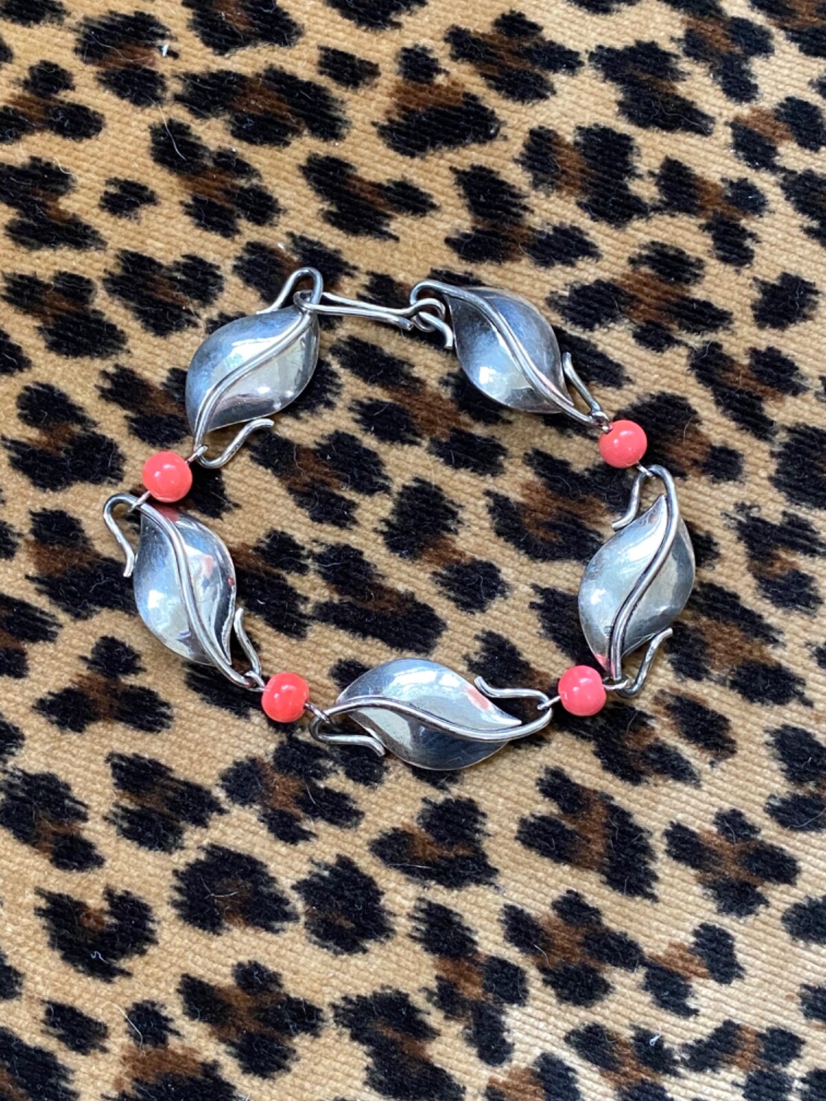 Vintage SIMMONS Sterling Silver MCM Art Deco Modernist Retro Bracelet