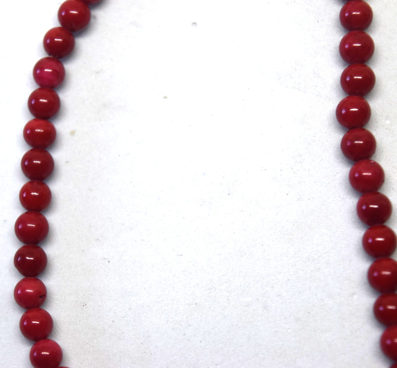 18K Yellow Gold and Natural Untreated Blood Red Coral Rooster Necklace 17″ Long