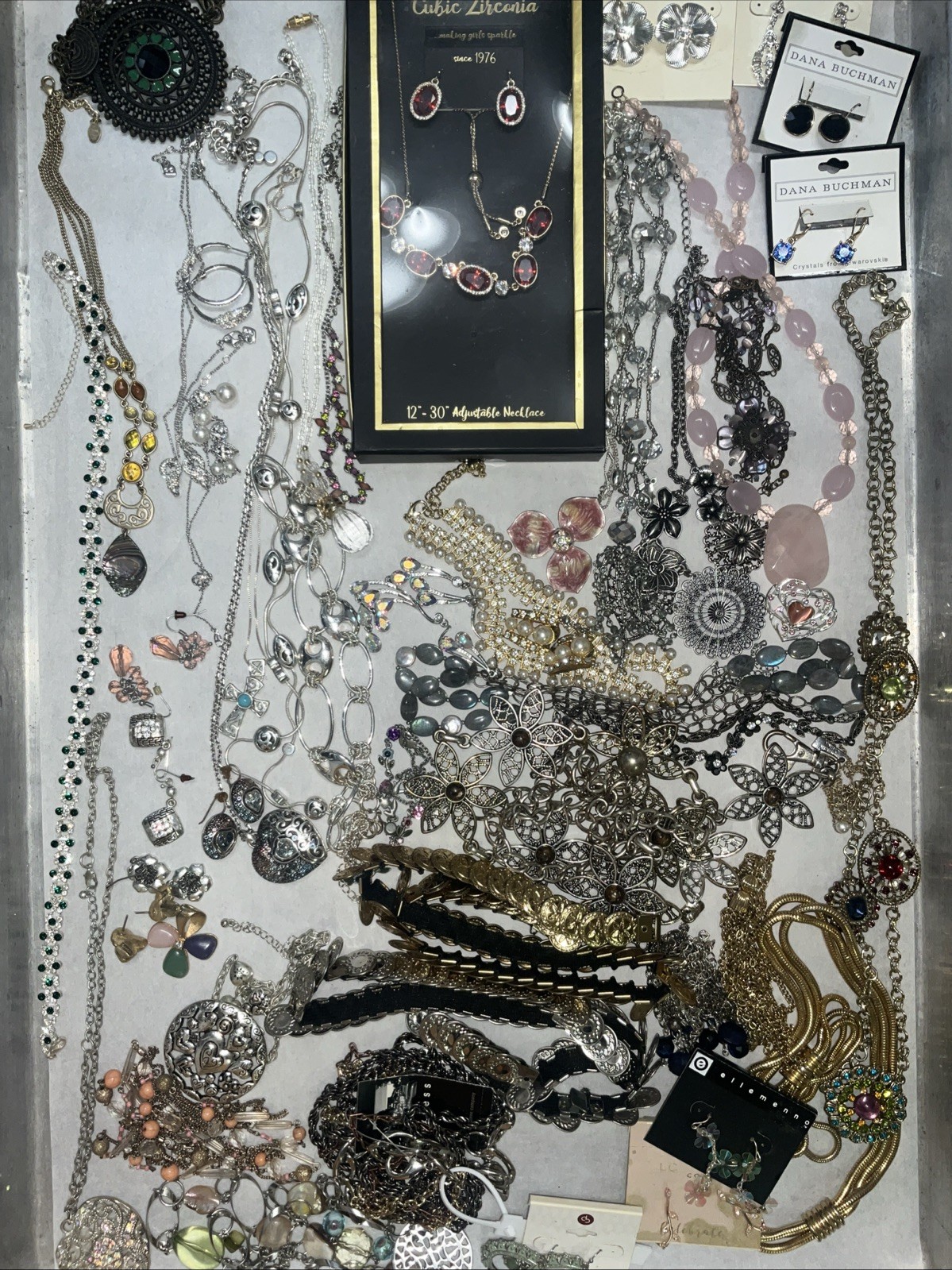 Huge Estate Jewelry Lot 500+Pc 40 Lb All Wearable Antique to Now Many Signed