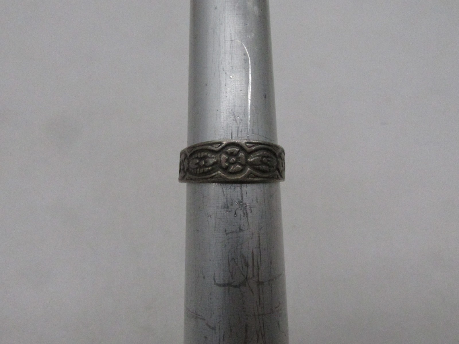 Sterling Silver South Western Design Open Back Toe Ring Marked 925 #764