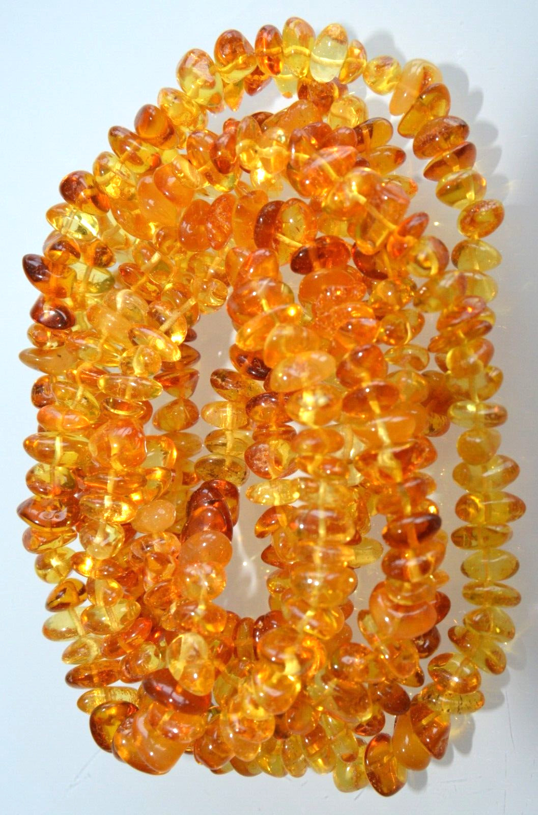 ✅135 cm=46gr RUSSIAN SOVIET BALTIC AMBER BEAD NECKLACE 琥珀 BRACELET STONE PENDANT