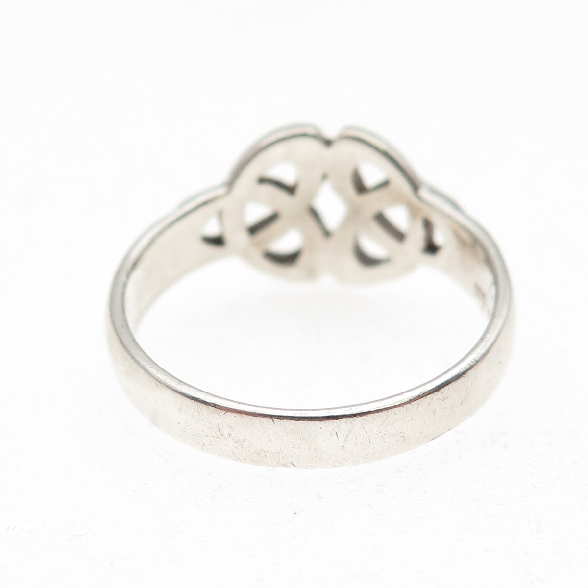 Kit Heath 925 Sterling Silver Vintage 1998 Celtic Trinity Knot Ring Size 9.25