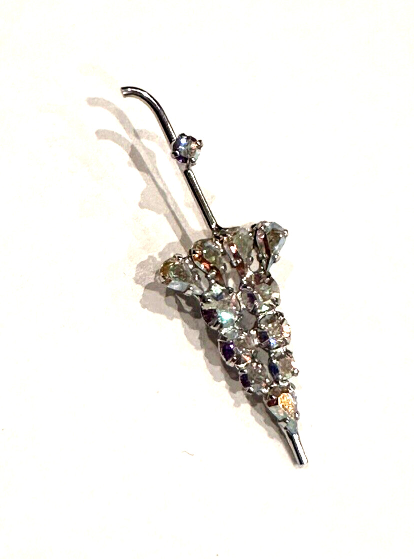 UNICYCLE SPINNER SAN FRAN TROLLEY CAR RHINESTONE UMBRELLA Vintage Brooch LOT 5