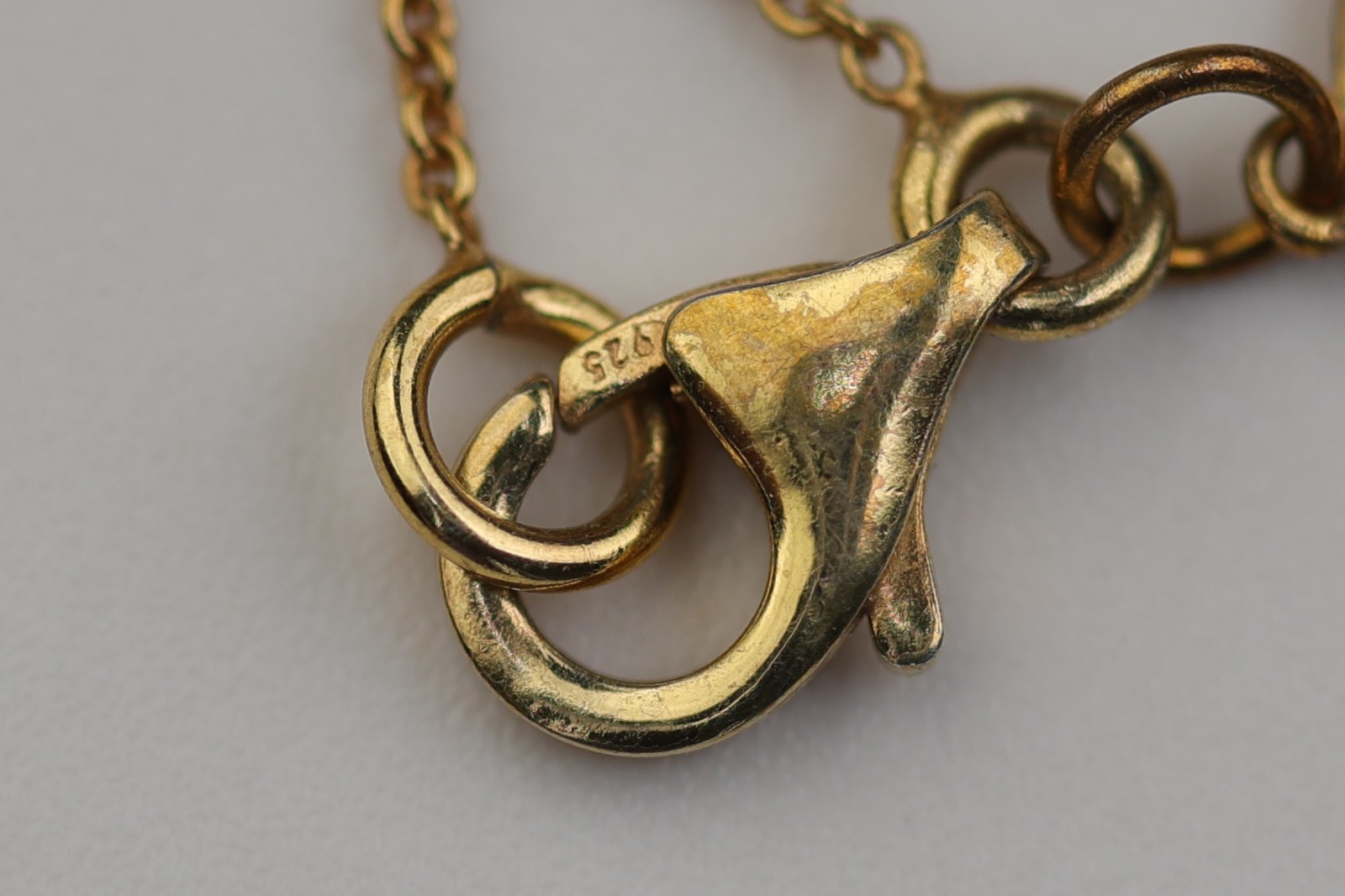 Golden Arrow Pendant Necklace Vermeil Sterling Silver