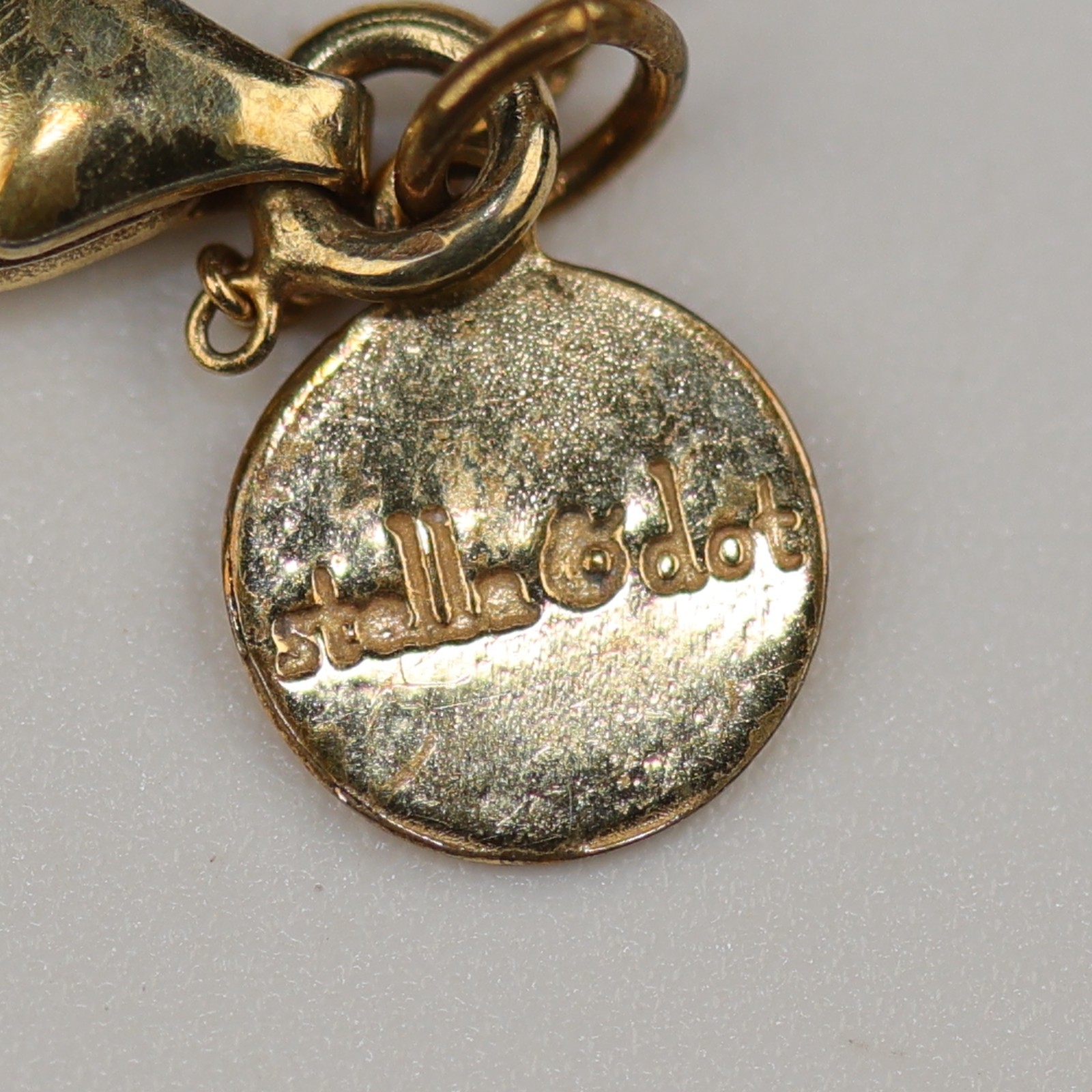 Golden Arrow Pendant Necklace Vermeil Sterling Silver