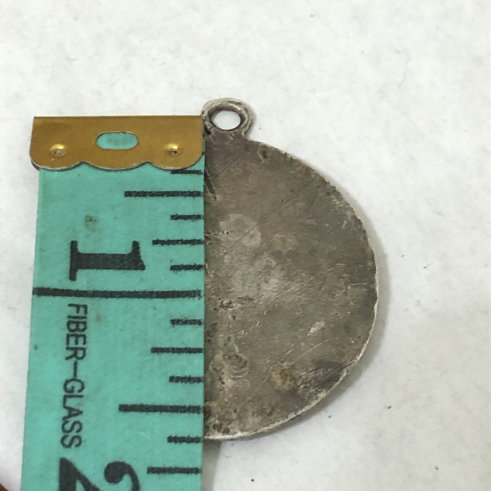 Vintage Jesus Cross Pendant Top Sterling Silver Mexico Taxco Medal Old