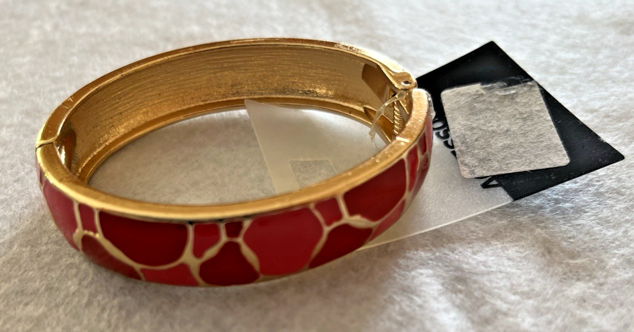 Lot of 4 Hinged Bangle Bracelets-SEE DESCRIPTION