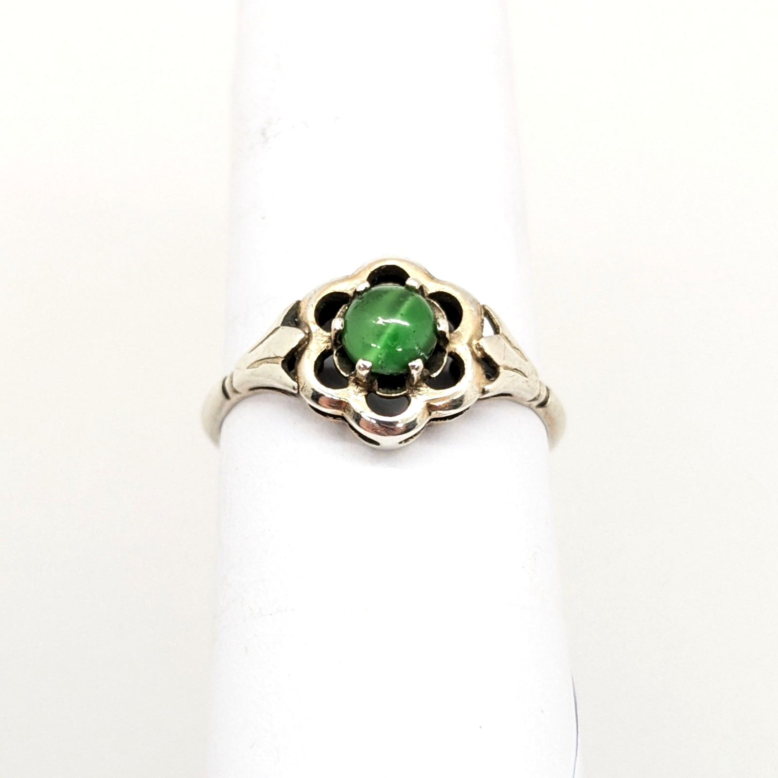 Vintage Elegant Soviet RING Silver⭐875 stamp Star USSR-size: 9.5US (19.5mm) UA#5