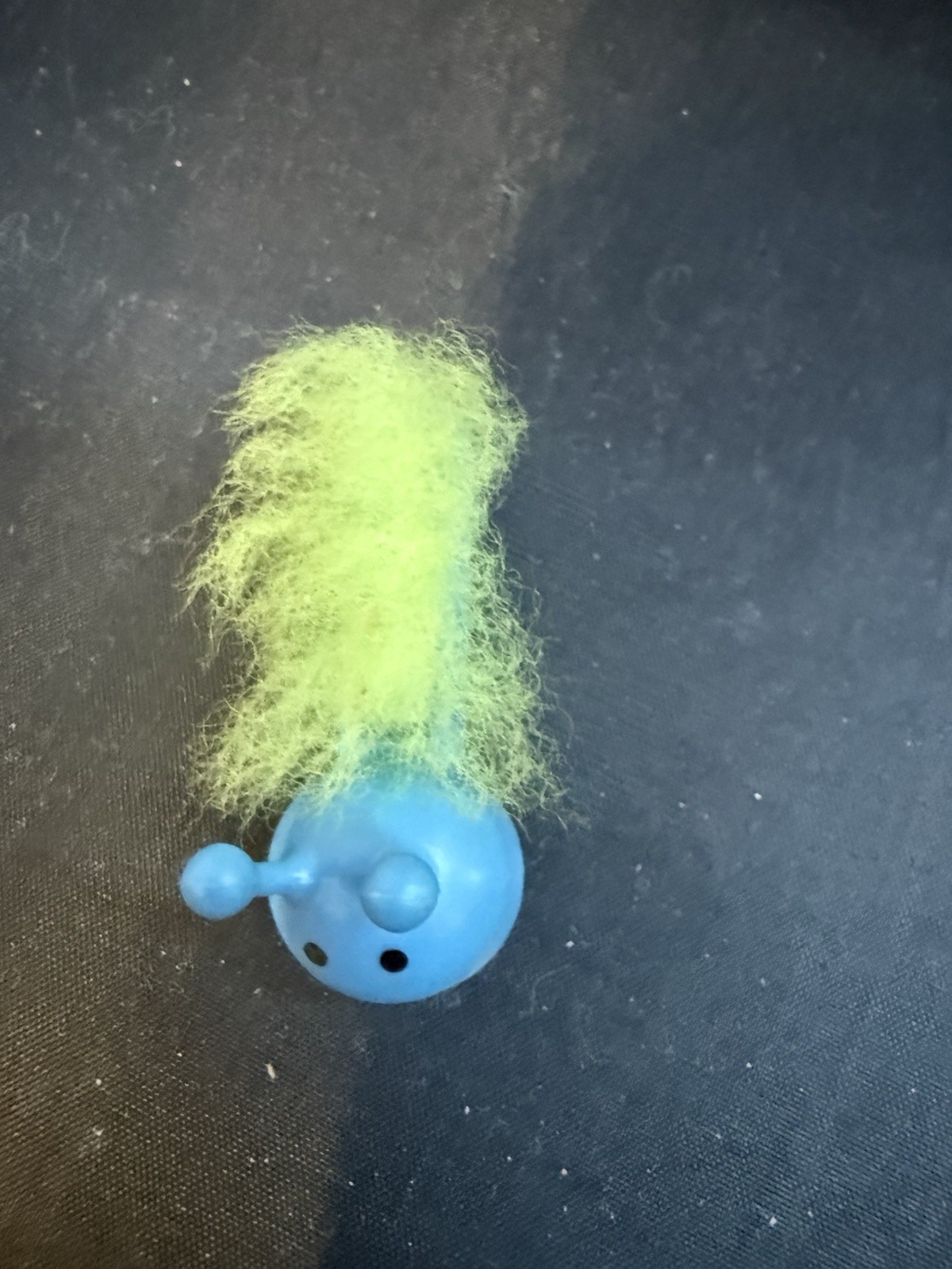 Avon 1973 Fuzzy Bug Colorfull Caterpillar Pin Brooch Retro 70s Adorable Vintage
