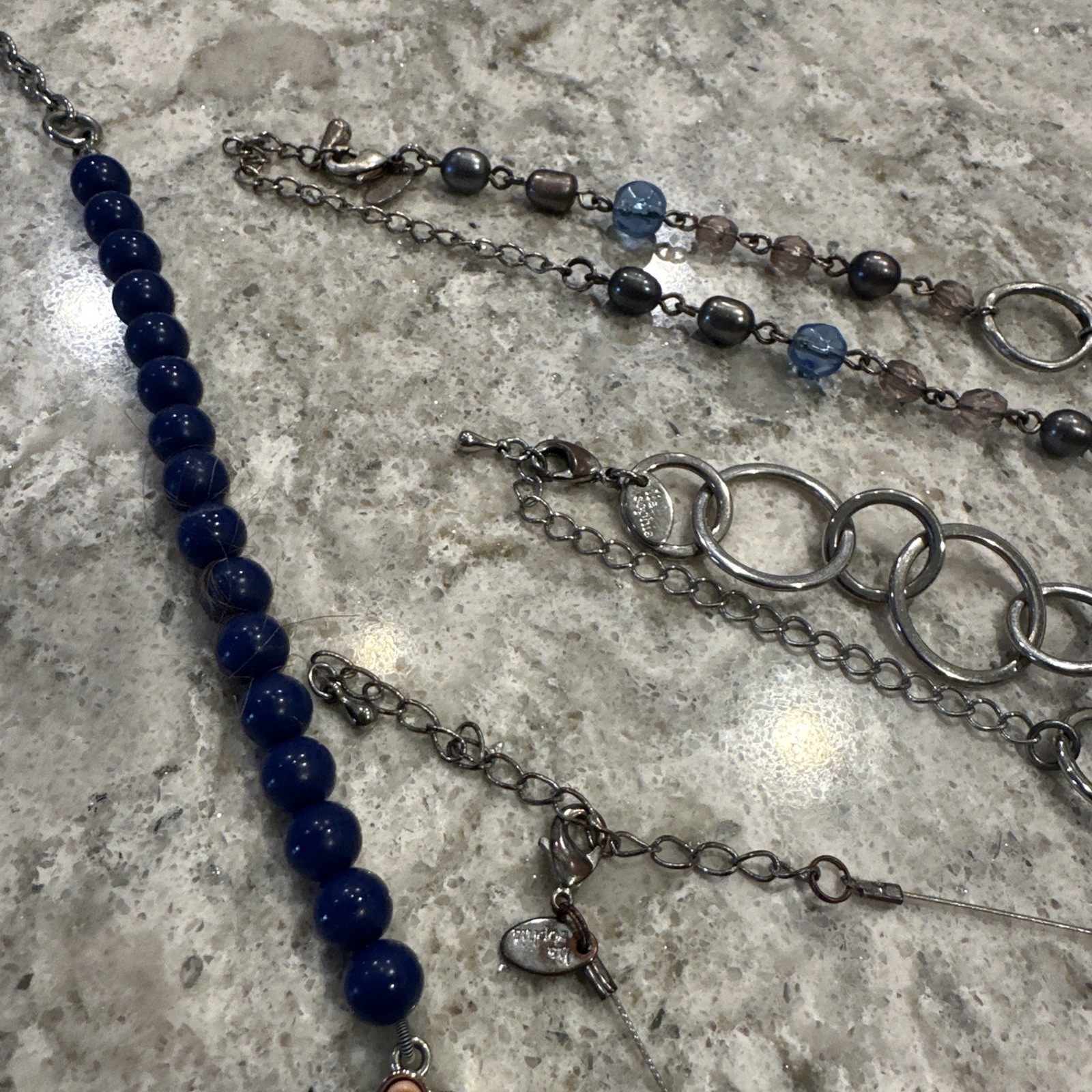 VTG TO NOW ESTATE JEWELRY LOT OF 40+ Pieces Lia Sophia Designer Gaudy Y2K