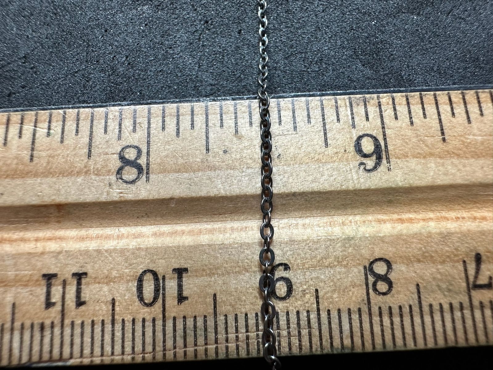 1.52g Vintage Sterling Silver 925 Adjustable Chain Link Necklace 19 in M