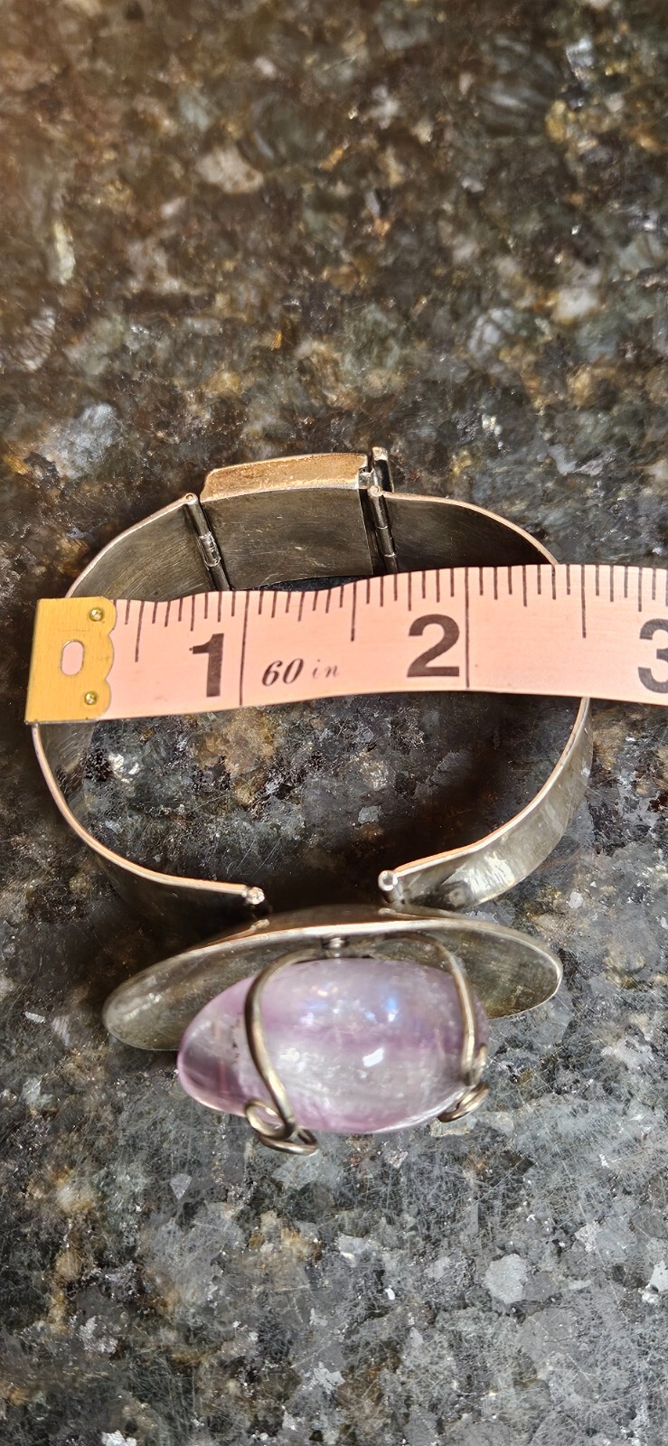 Vintage LOS CASTILLO Sterling Silver Bracelet Signed FREE Matching Earrings