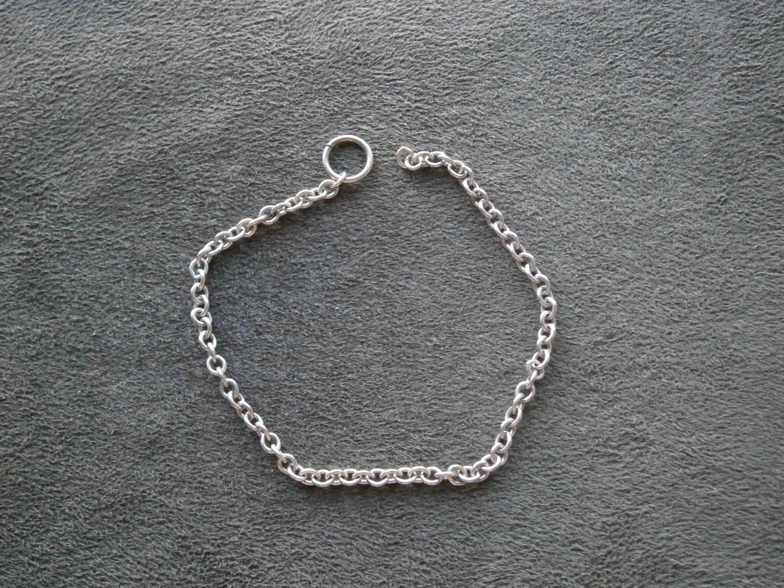 Dainty Oval Link Vintage Sterling Silver Bracelet 7″ ~ 3.6g ~ NO CLASP