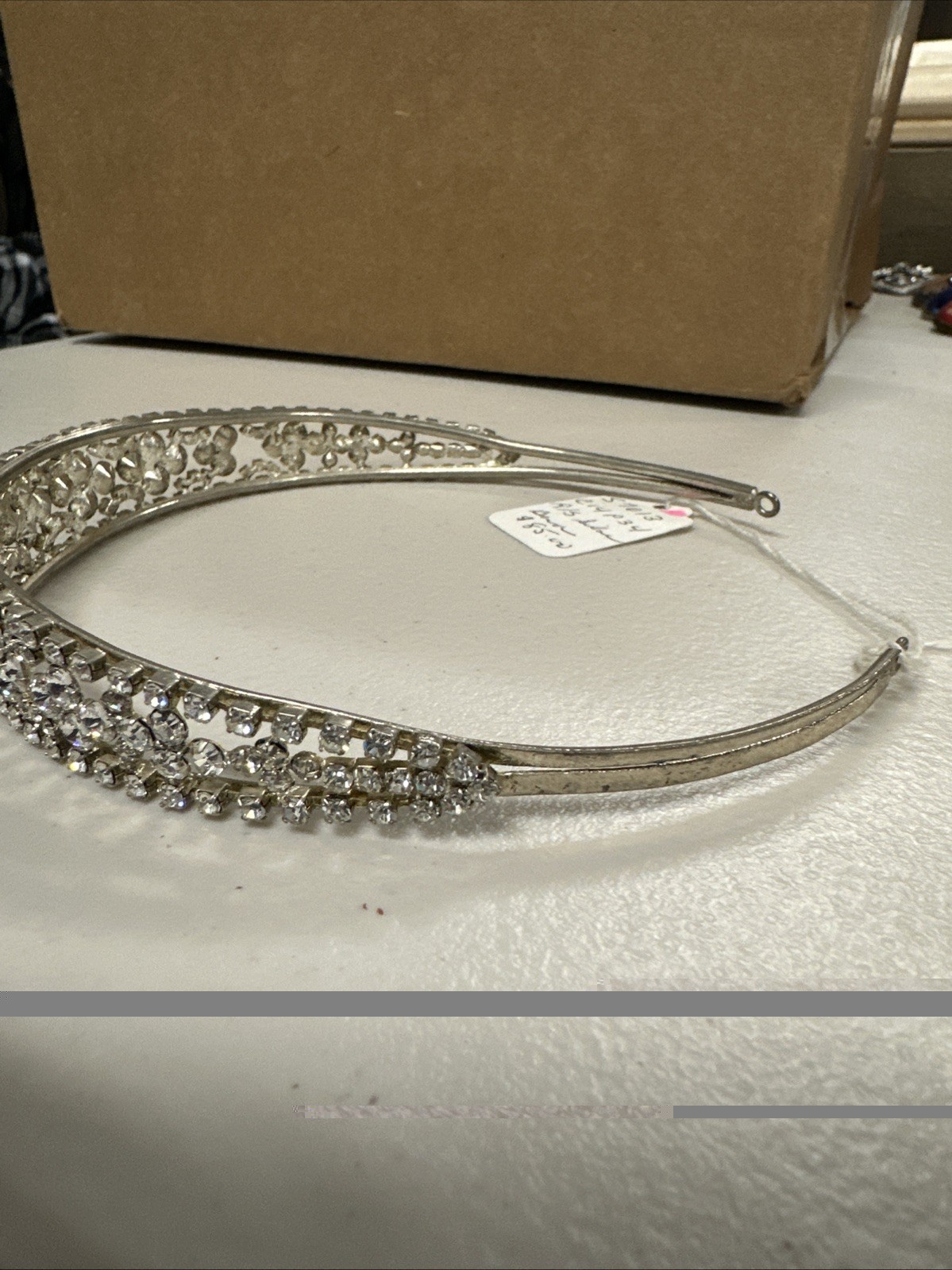 Auction Lot #2 : Rhinestone Headbands and Brooch +