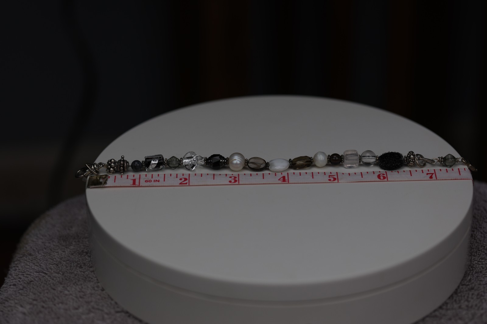 Charm and Gemstone Bracelet Sterling Silver