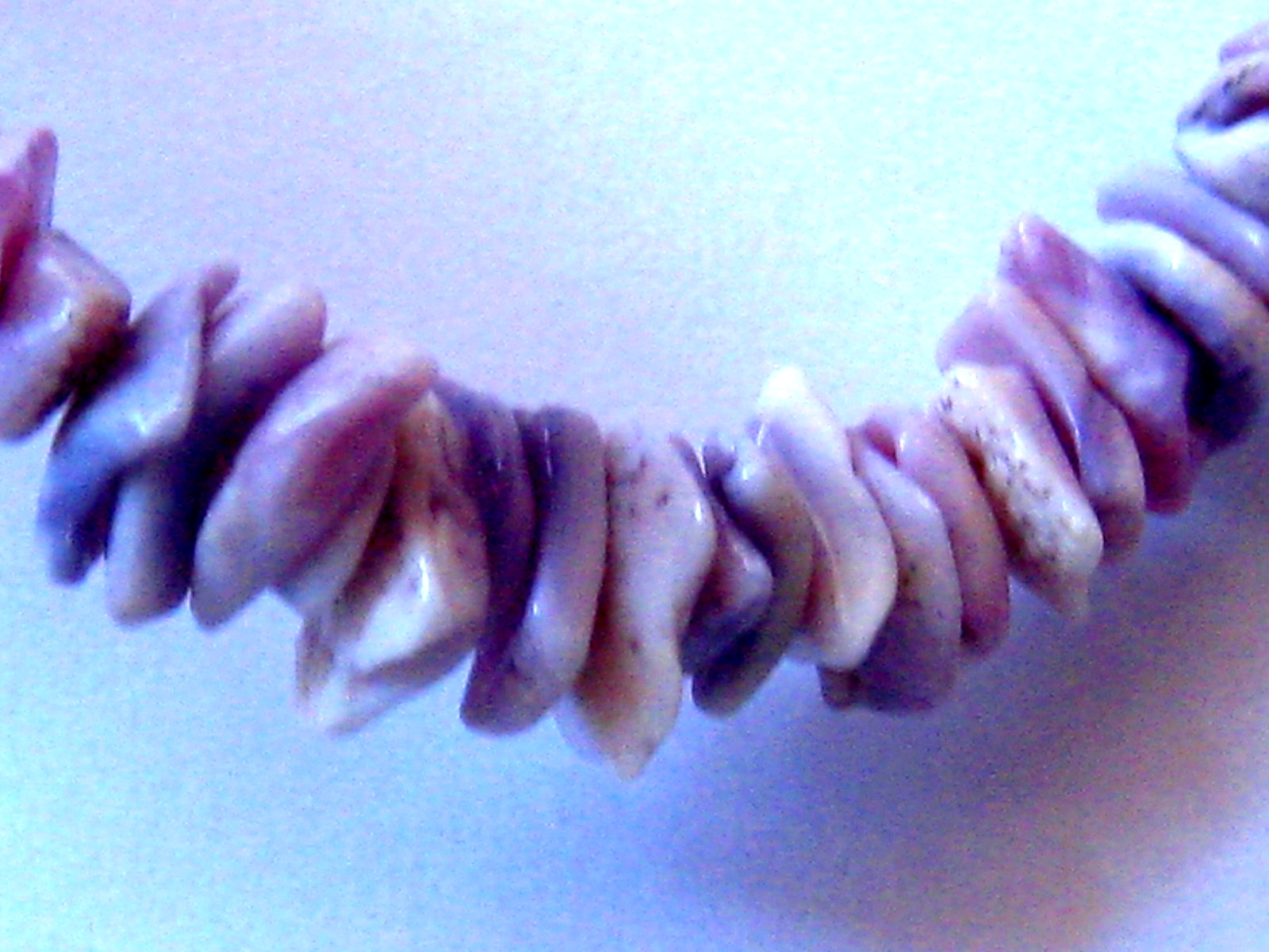 4 VNTG Necklaces~PINK & RED CORAL~Purple shell~Baroque Pearl + Charm~NICE