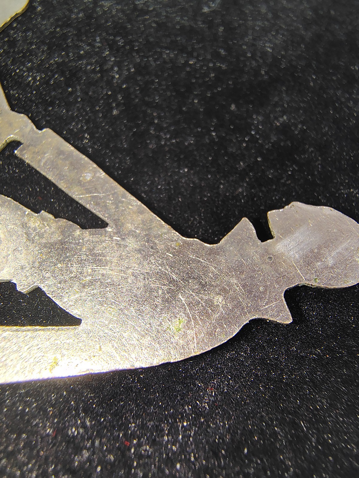 Vtg 1920s Vogue Art Deco Lady Walking Dog Brooch Pin Borzoi Antique Silver Tone