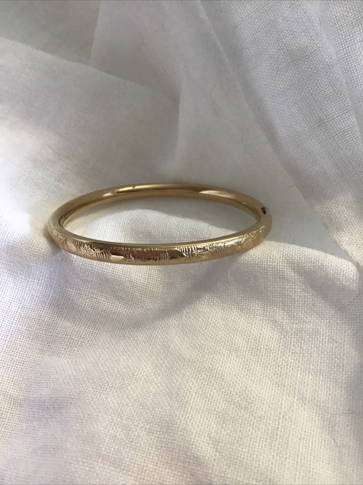 Vintage 14k Gold Filled Childs Bangle Kiddie Kraft