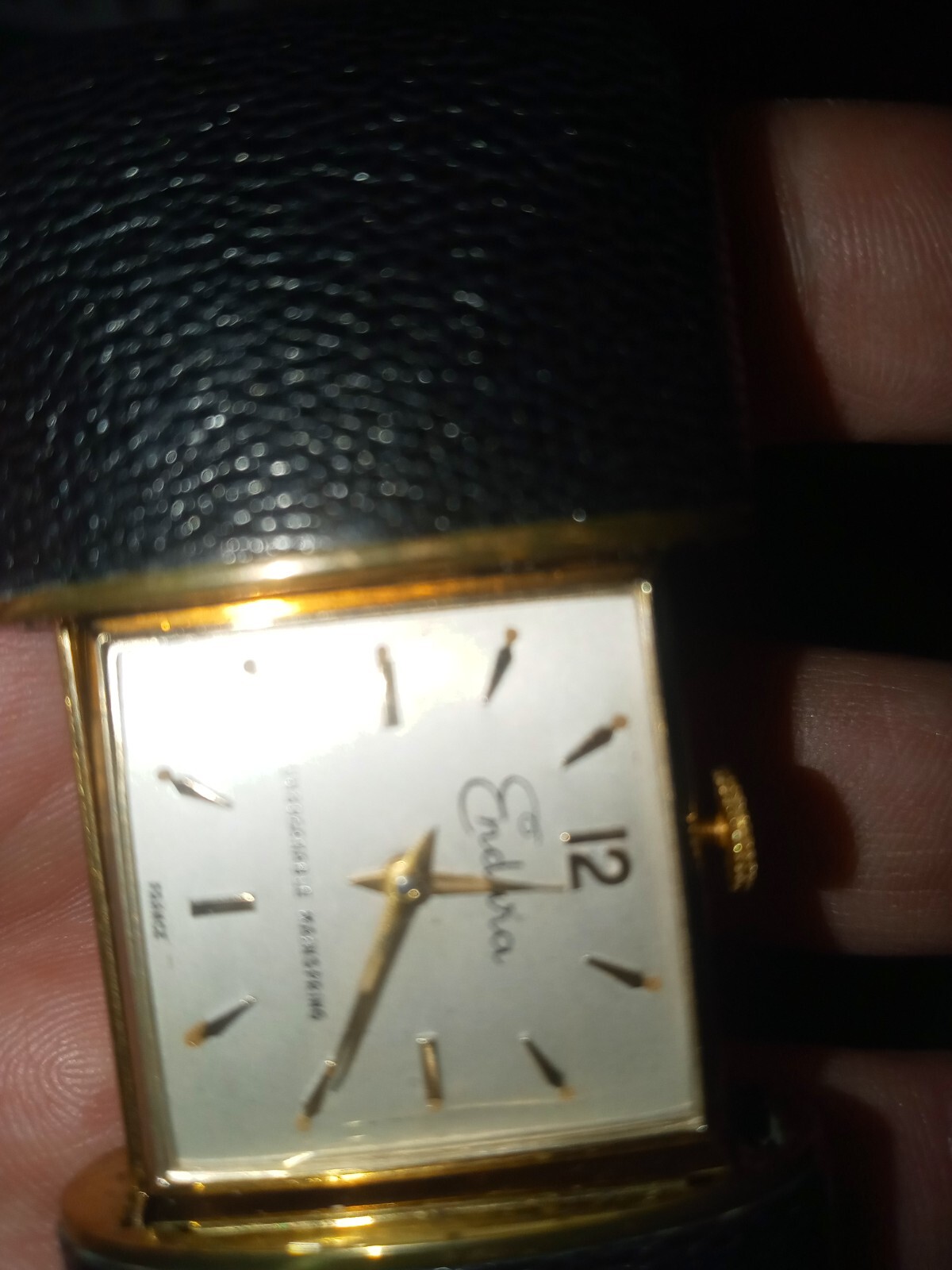 vintage endura pendant watch