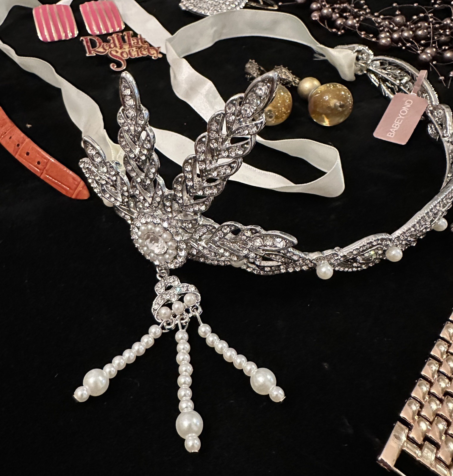 Vintage Costume Jewelry ALL WEARABLE used Lot Some Signed
