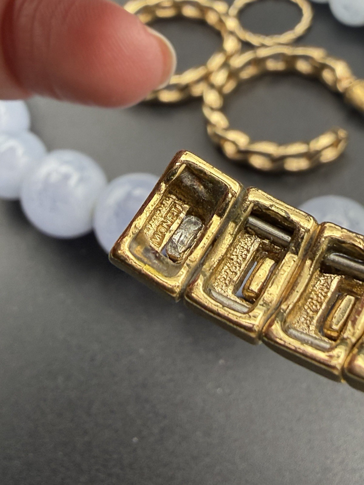 Vintage Costume Jewelry Lot Feminine Blues And Gold Tones Monet, Avon, Unmarked