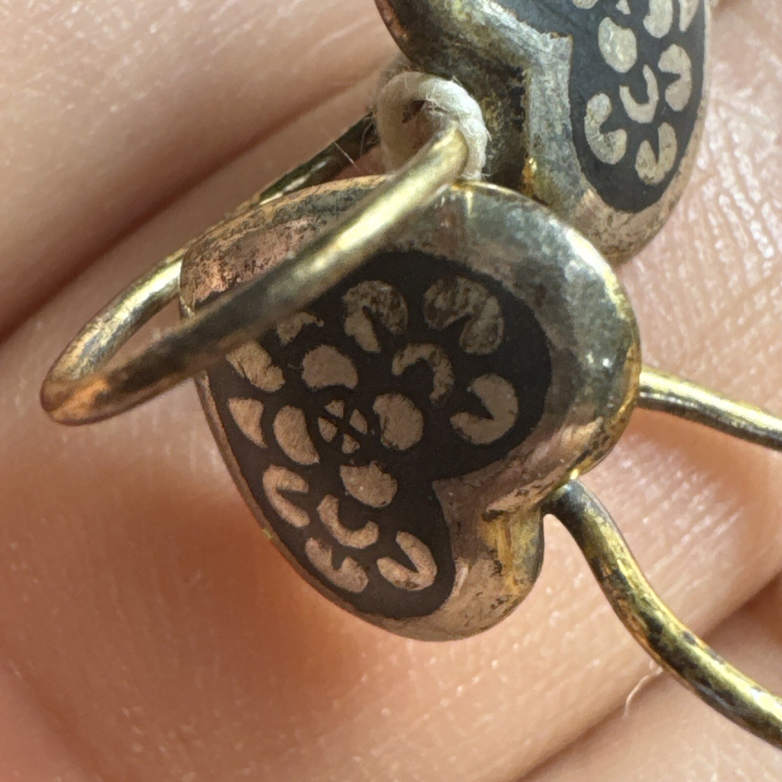 Vintage Soviet USSR silver 875 Gold plated ring Floral Earrings Set 80’s Kubachi