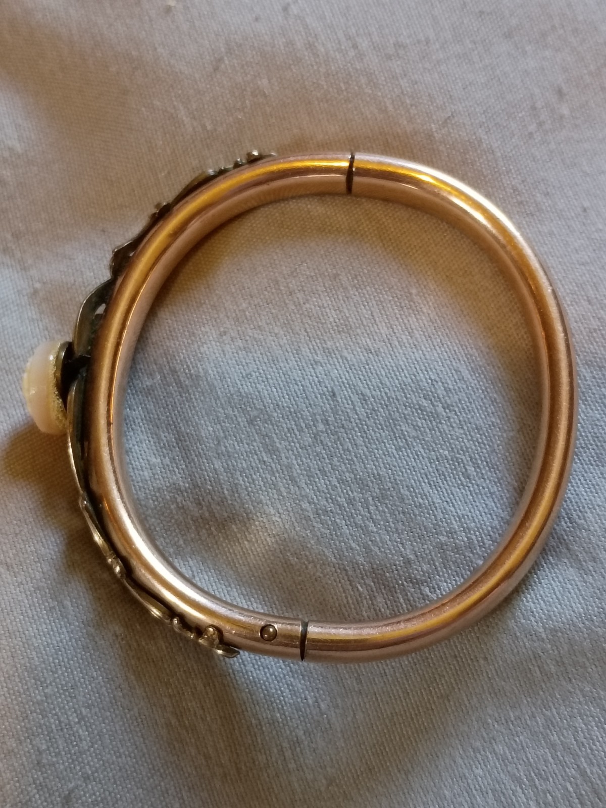 Antique Repurposed D.I.X. Gold Filled Bracelet.