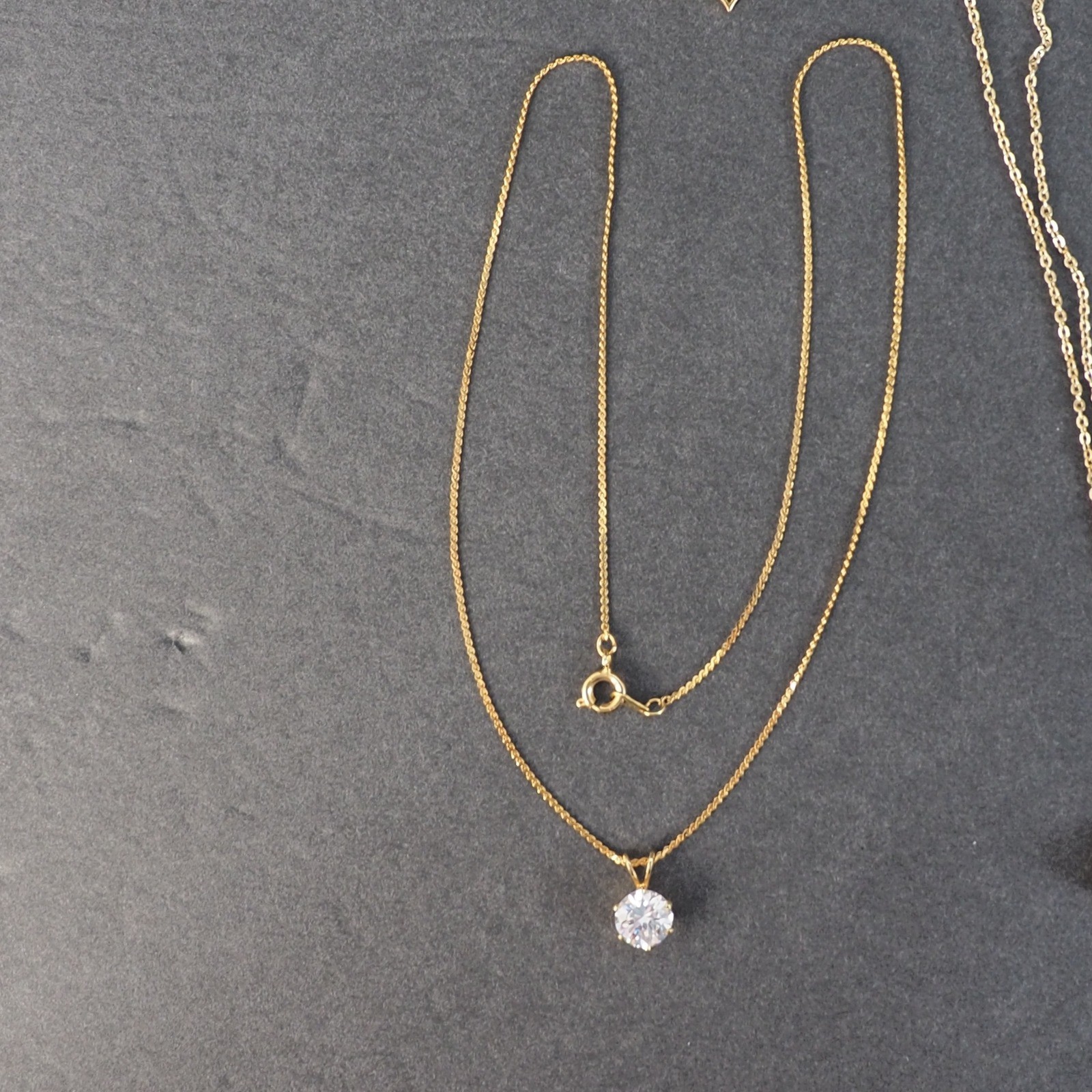 Vintage Dainty Pendant Necklace Gold Silver Tone Mixed Lot 8 Everyday Minimalist