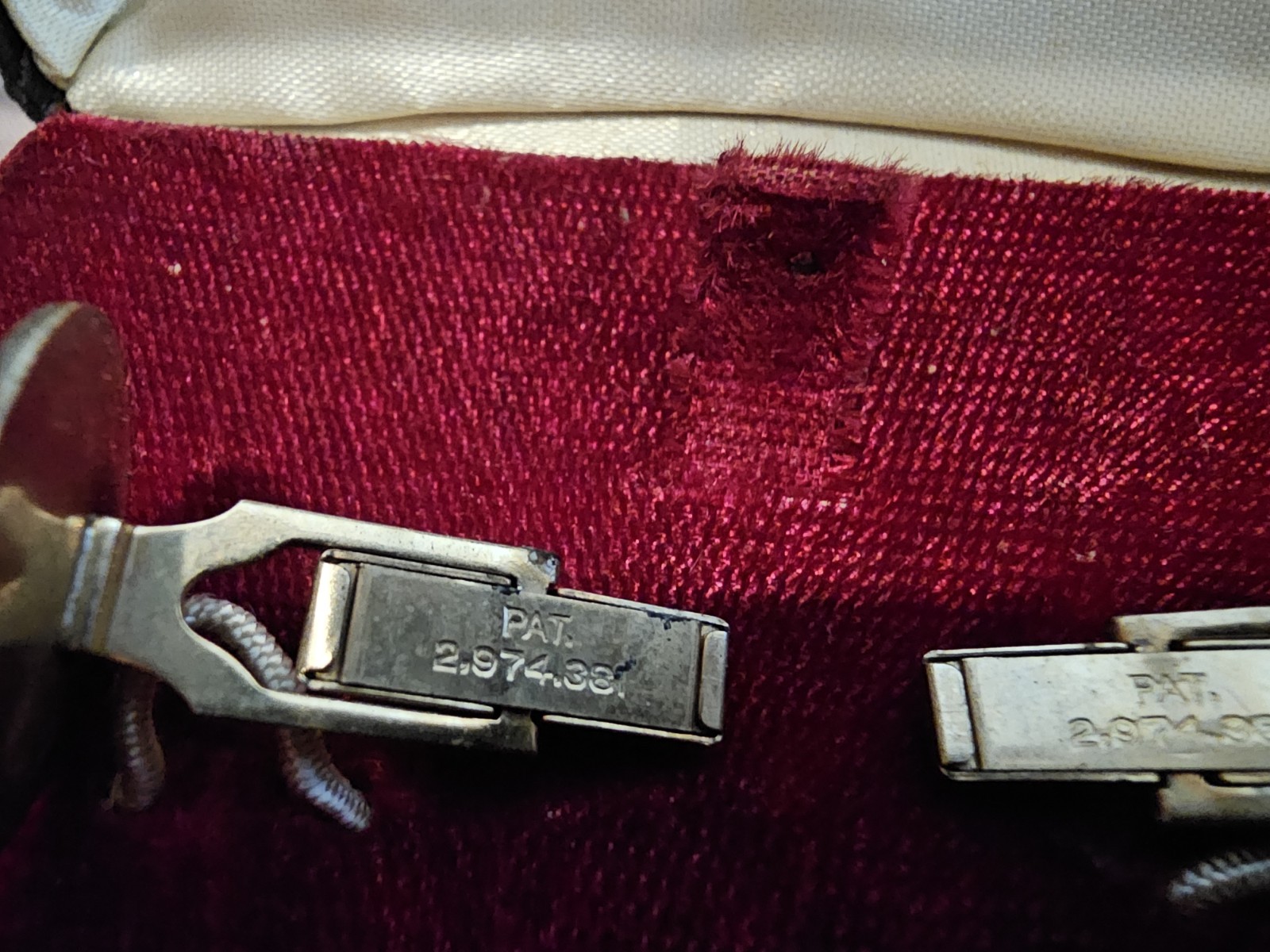 Vintage Gold Tone HADLEY Cufflinks “P” Intial