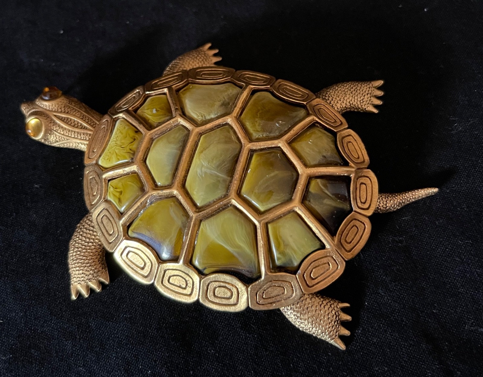Erwin Pearl Turtle Pendant and Extra Large Turtle Pendant