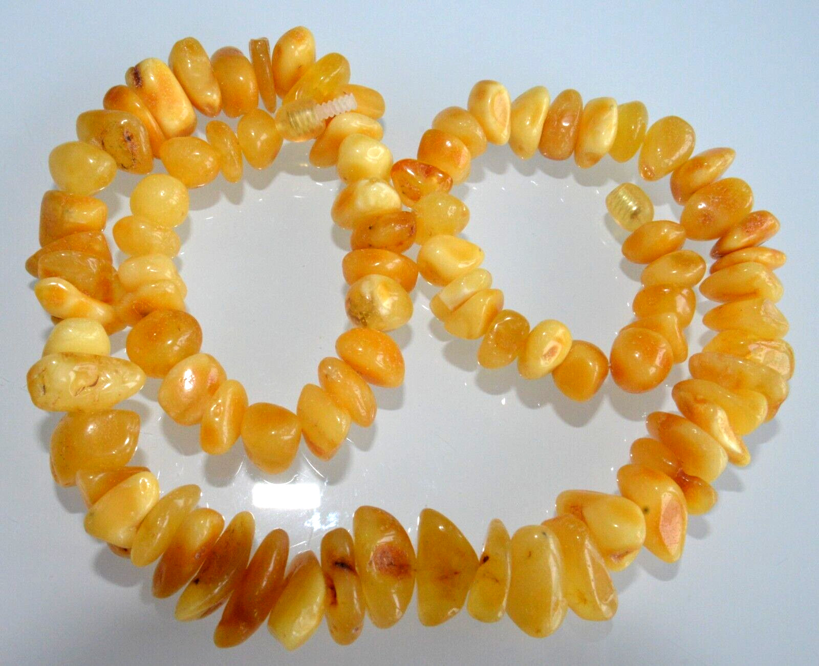44gr RUSSIAN SOVIET BALTIC AMBER BEAD NECKLACE 琥珀 BRACELET STONE PENDANT EARRING