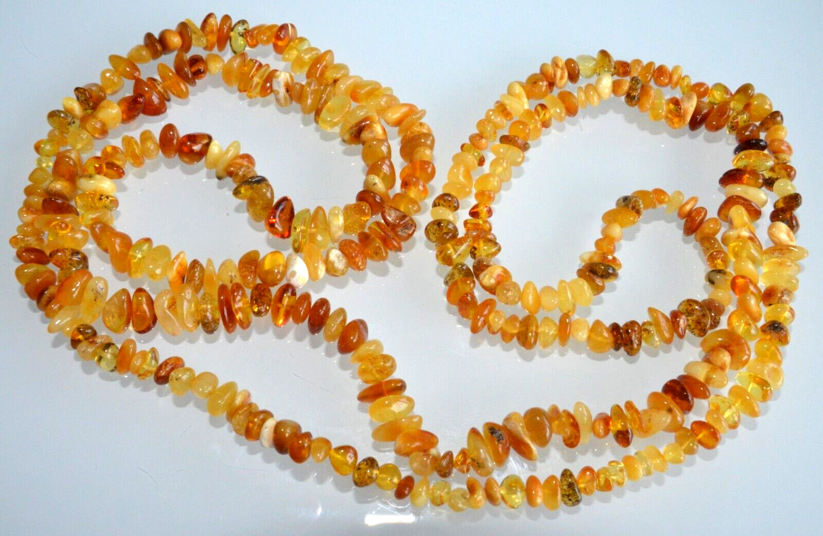 ✅135 cm=46gr RUSSIAN SOVIET BALTIC AMBER BEAD NECKLACE 琥珀 BRACELET STONE PENDANT
