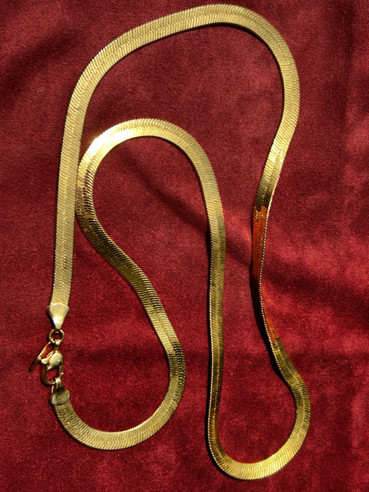 Premier Designs Wheat Chain Necklace 23in Gold Tone Thick Vintage Classic