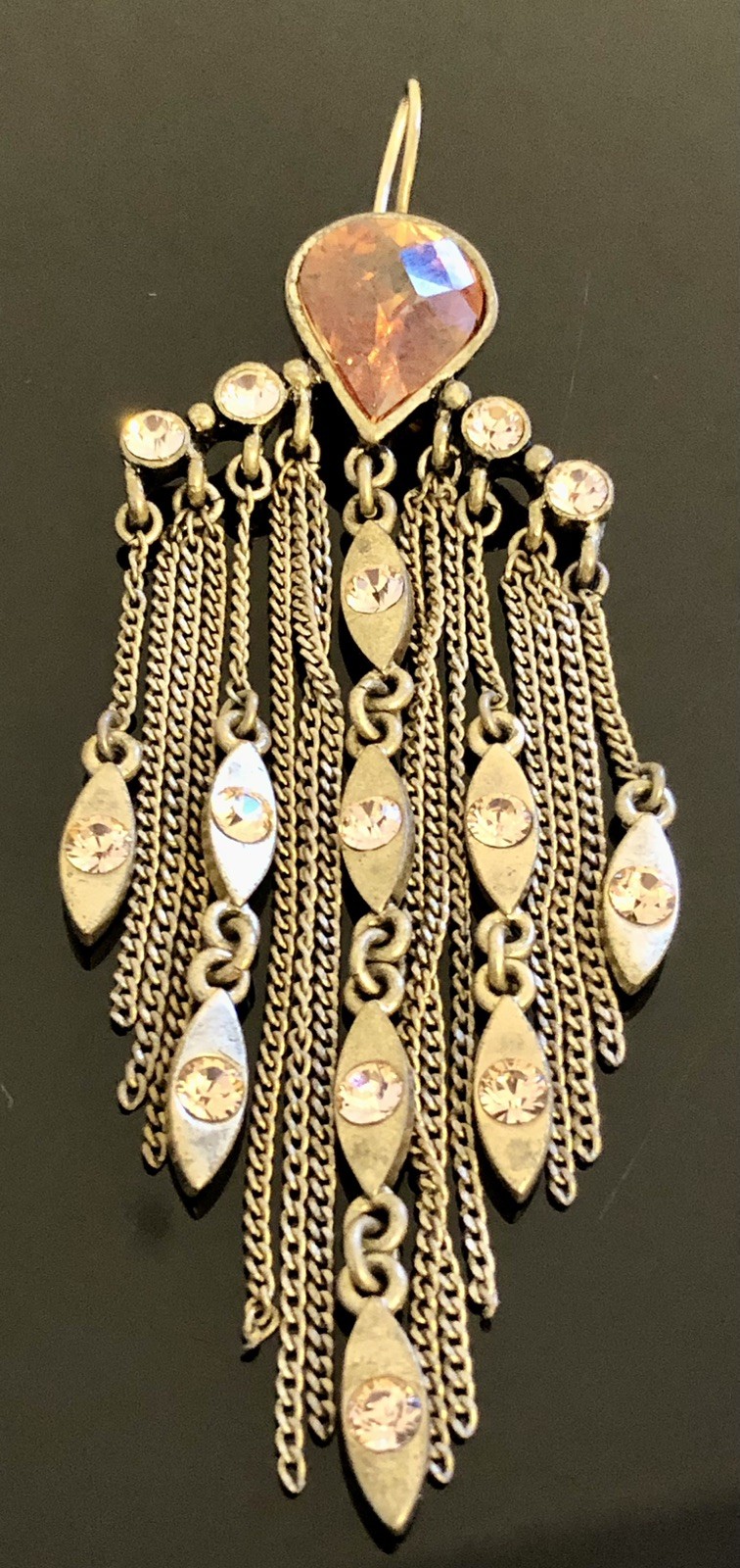 Chain Dangle Chandelier Earrings Vintage Style