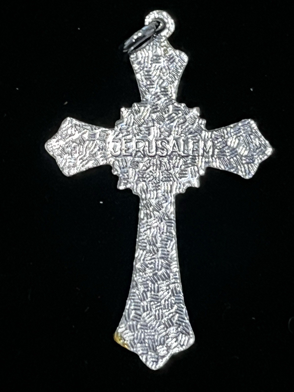 Vintage Christmas Pendant Charms Enamel & Rhinestone Ac Tree Cross Star Lot of 8