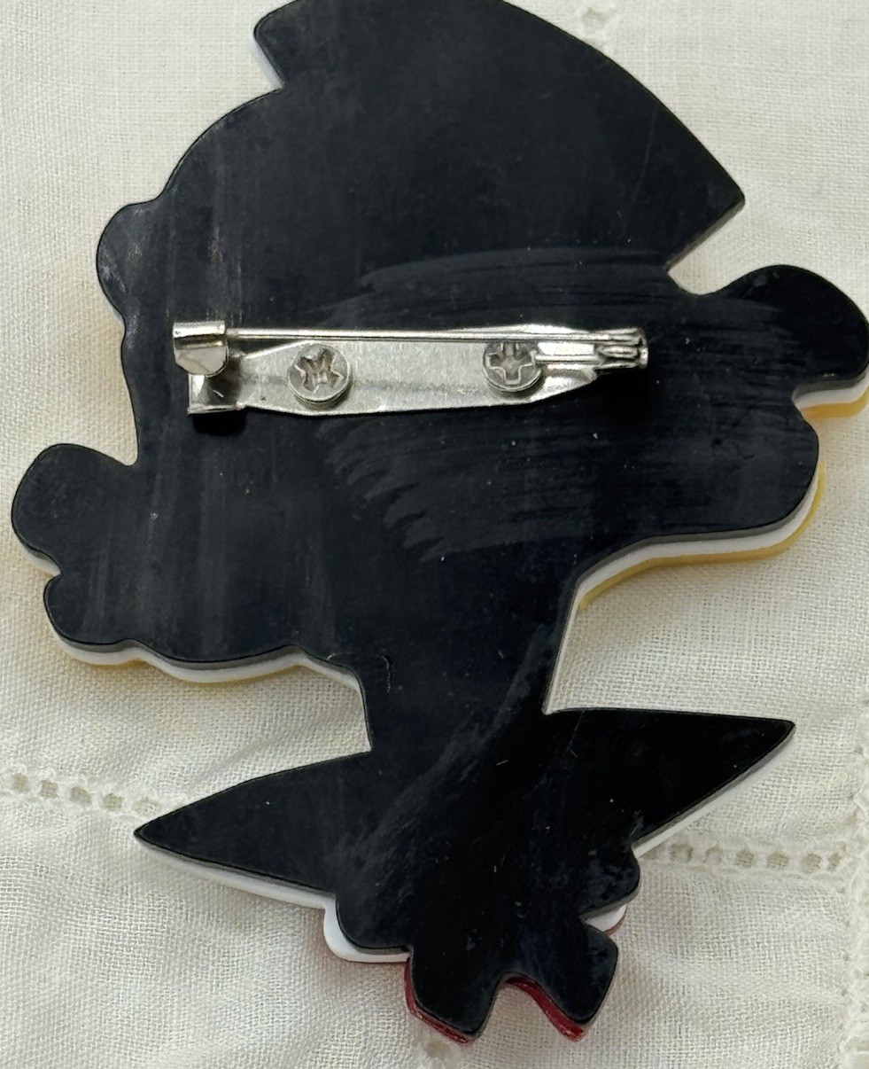 Woman Nurse Blonde Hair Medical Brooch/Pin