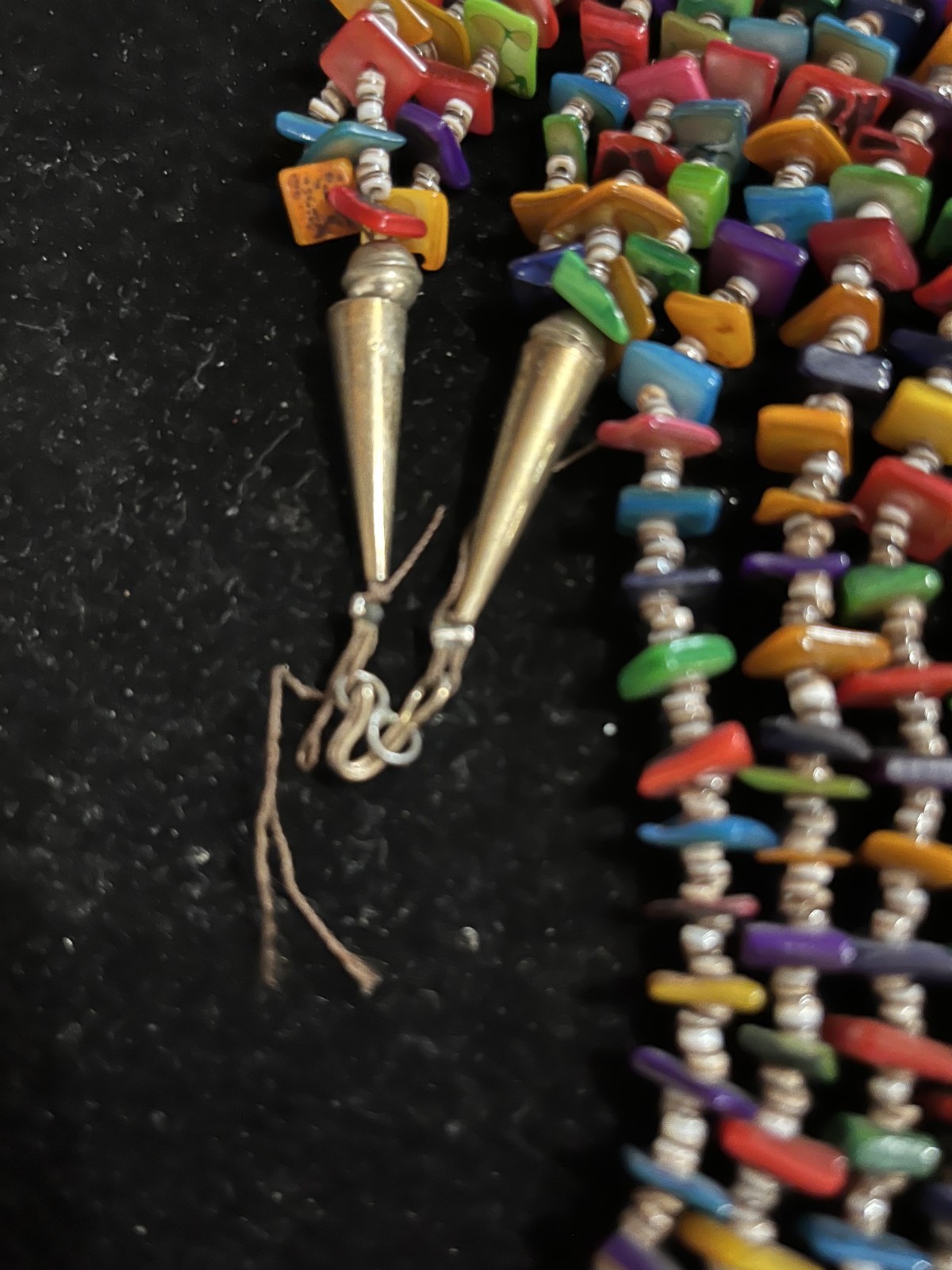 Color Color And More Color. Chipped Stone Very Vintage Necklace